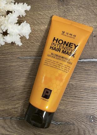 Интенсивная, медовая маска для волос wolverine gi meo ri🍯 honey intensive hair mask