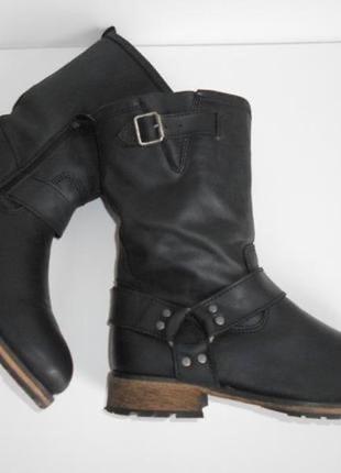 Кожаные сапоги belmondo 39 размер