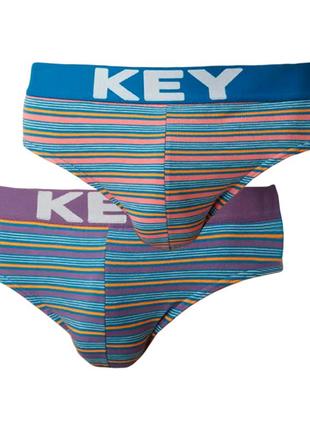 Комплект мужских хлопковых плавок разных цветов key mpp 354 a22