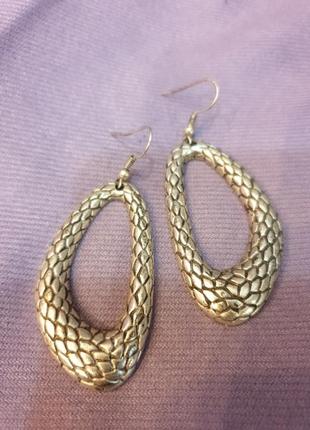 Сережки мельхіор