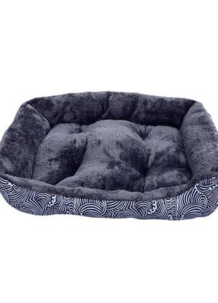 Лежак taotaopets 517701 waves для домашних животных размер m