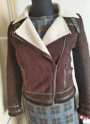 Весняна/осіння дублянка-косуха (авіатор) f&f