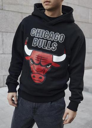 Худи флис  chicago bulls