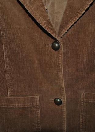 Вельветовый пиджак ретро на пуговицах3 фото