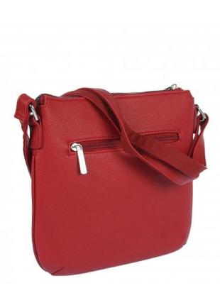 Зручна сумка-планшетка david jones 24166-1 червоний колір4 фото