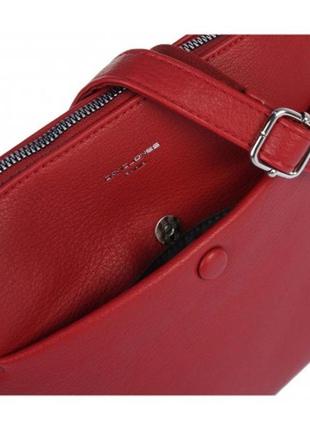 Зручна сумка-планшетка david jones 24166-1 червоний колір3 фото