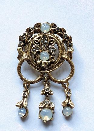 Goldette королівська лілія брошка вінтаж сша