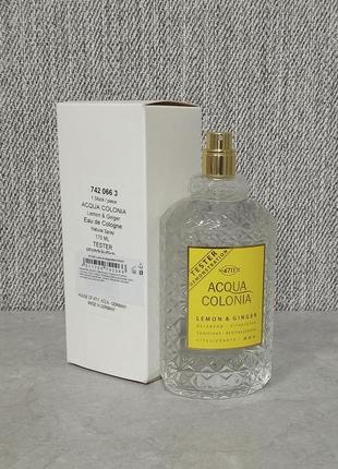 Maurer & wirtz 4711 aqua colognia lemon & ginger тестер (оригинал)