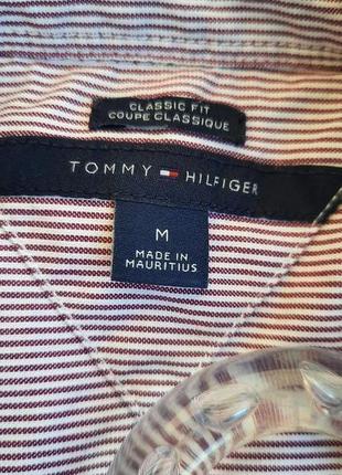 Элегантная рубашка в полоску tommy hilfiger4 фото