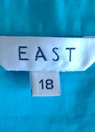 Распродажа!!! красивая, натуральная блуза бирюзового цвета east5 фото
