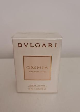 Туалетная вода bvlgari omnia crystalline 25 мл