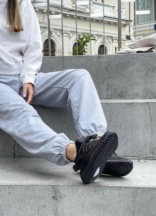Adidas yeezy boost 350 женские кроссовки адидас ези буст чёрные3 фото