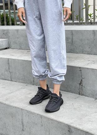 Adidas yeezy boost 350 женские кроссовки адидас ези буст чёрные7 фото