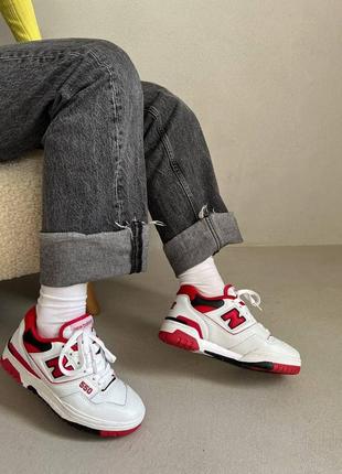 Кроссовки new balance  550 red2 фото