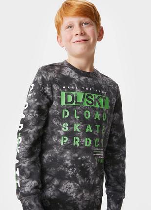 Стильный свитшот для мальчика 13-14 лет c&a германия размер 158-164