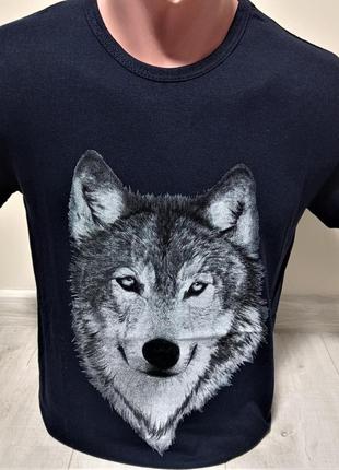Мужская футболка турция волк  42, 44, 463 фото