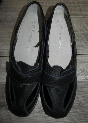 Шкіряні туфлі topway р. 41 н - 25,5 см