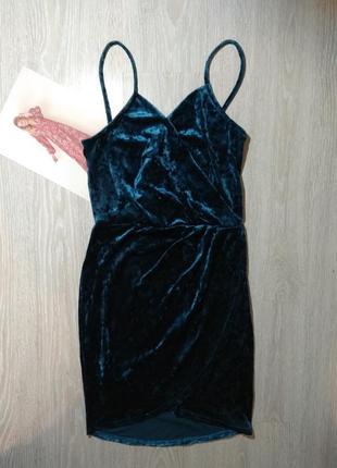 Сукня велюрова new look 38 розмір