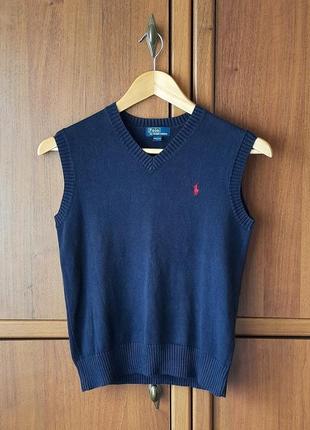 Винтажная жилетка polo by ralph lauren vintage