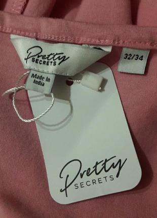 Р.32/34 100% хлопок  новый брендовый   верх пижамы  домашняя одежда  от  pretty  secrets4 фото