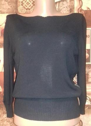 Светр armani jeans,p.40/l,100%віскоза,італія