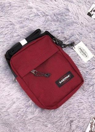 Месенджер eastpak the one messenger bordo мужская барсетка красная / бордо  подарок на 23 февраля1 фото