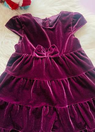 Нарядное красивое платье mothercare девочке 1,5-2 года3 фото