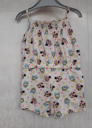 Комбинезон, ромпер, песочник с минни маус дисней