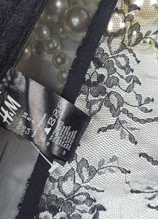 Розкішний сексуальний, чуттєвий мереживний бюстьє пуш ап корсет з підв'язками для панчох h&m9 фото