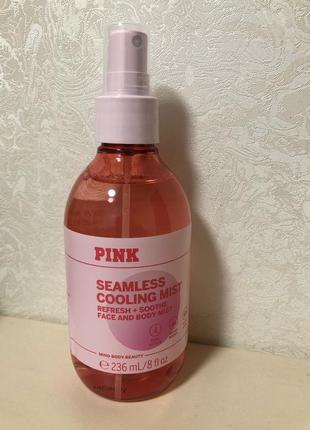 Мист для лица и тела охлаждающий seamless cooling mist pink victorias secret