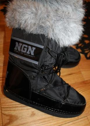 37 разм. зима. spirit of norway сапоги - moon boots. состояние новыхдлина по внутренней стельке - 244 фото
