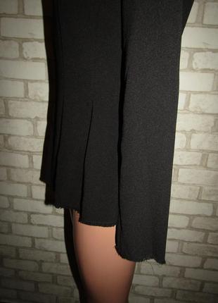 Черная блуза с баской р-р м бренд zara3 фото