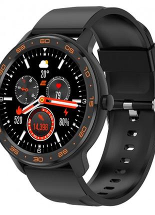 Смарт-годинник 2e alpha x 46 mm black-orange (2e-cww30bkor)