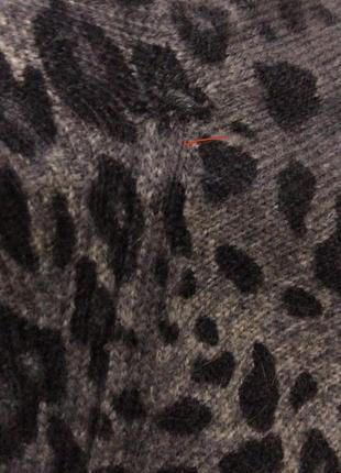 Sem per lei wool cashmere , animal print , укороченый шерстяной кардиган , бант , хищная расцветка , шерсть кашемир, оригинал4 фото