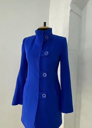 Электрик пальто из шерсти с кашемиром