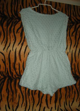 Супер комбідрес"amber krystal"р. s,лондон,100%коттон,мереживний.