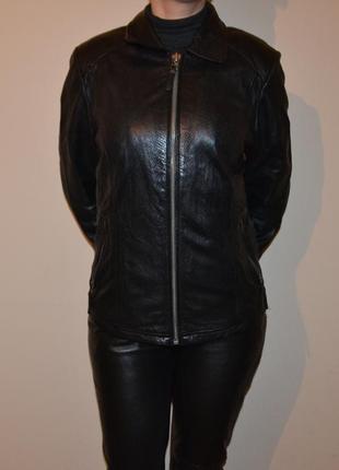 Женская кожаная куртка c&a , р. l3 фото