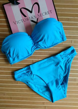 Купальник бандо без пуш ап оригінал victorias secret