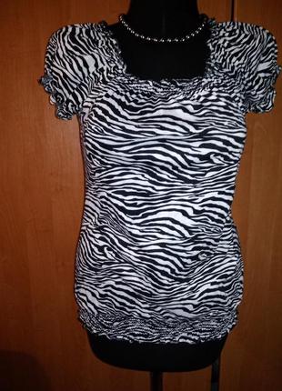 Блуза зебра 44-46 р