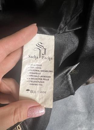 Женская кожаная куртка косуха бомбер8 фото