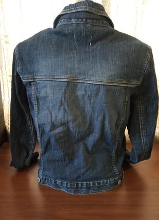 Женский джинсовый пиджак р. 42 евро fitt, наш 46-482 фото