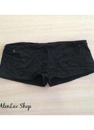 Нові чорні купальні трусики шортики батал 54 asos3 фото