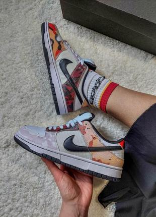 Кроссовки женские nike dunk low se multi-camo / кросівки жіночі найк данк низкие камо кроссы3 фото