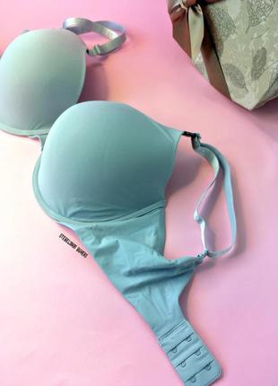 Повсякденний зручний бюстгальтер блакитний the t-shirt lightly-lined demi bra victoria's secret1 фото