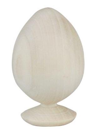 Дерев'яне яйце на підставці заготівля для декору, хобі великоднє, декупажу , декорування, розпису
