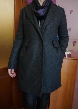 Напіввовняна пальто р-р л