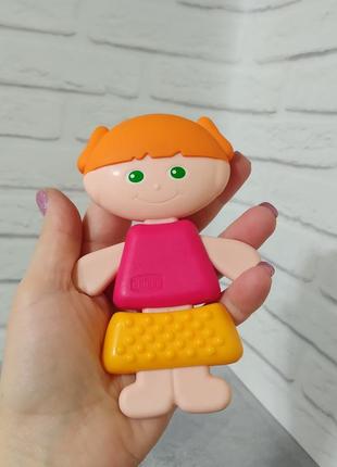 Погремушка-прорезыватель chicco little girl rattle 3m+4 фото