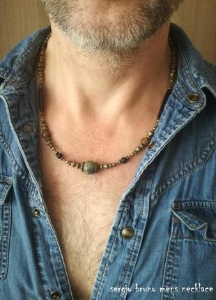 Sergio bruno mens necklace (италия)ручная работа (original)