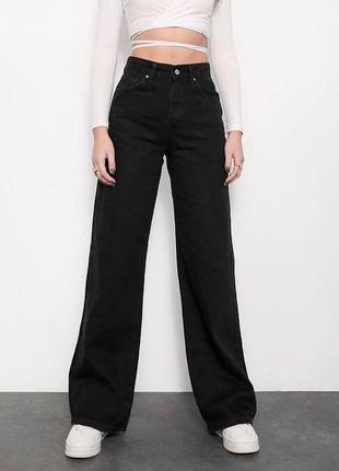 Джинси палаццо кльош від стегна прямі труби
