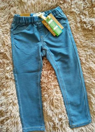 Нові дитячі джинси ovs 🌺/ джинси для дівчинки на 2,5-3,5 рочки💙1 фото